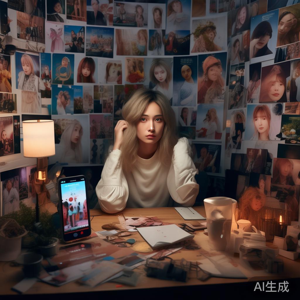 小红书上的关注和粉丝缩略图